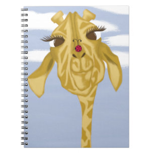 Cute And Colourful Giraffe Notebook