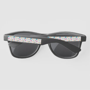 Cute and Colourful Jungle Animals Pattern Sunglasses