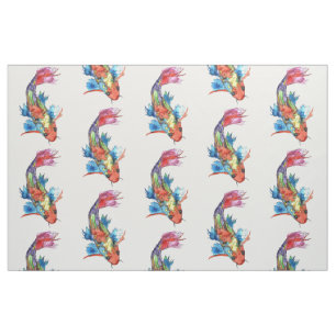 Cute and Colourful Koi Fish Fabric