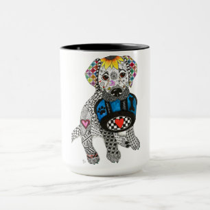 Cute and Colourful Labrador Retriever Mug