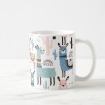 Cute and Colourful Llama Mug<br><div class="desc">What better way to enjoy your morning coffee than with a cute and colourful llama mug. Remember though, leave the drama to the llama!</div>