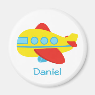 Cute and Colourful Passenger Aeroplane Magnet