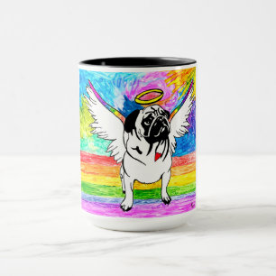 Cute and Colourful Pug Mug