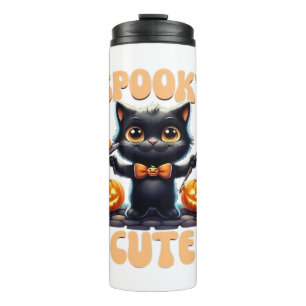 Cute and creepy black cat Classic T-Shirt Thermal Tumbler