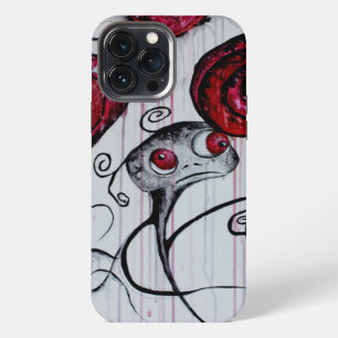 Cute and Creepy Creature Whimsical Goth Horror Art iPhone 13 Pro Max Case