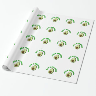Cute And Delicious Avocado Wrapping Paper