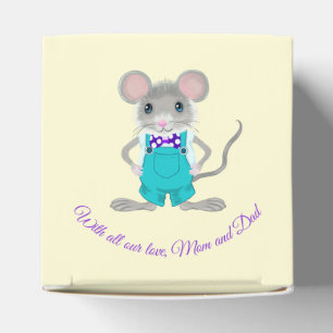 Cute and elegant little mouse favor box