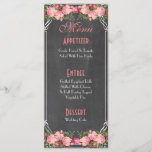 cute and elegant wedding menu card<br><div class="desc">Elegant wedding menu card.</div>