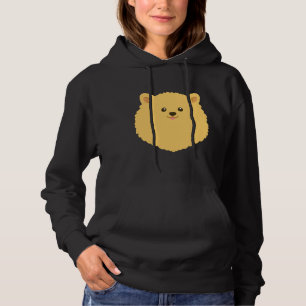 Cute And Fluffy Sweet Pomeranian S Face Hoodie