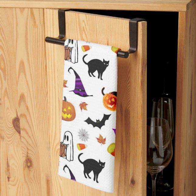 Cute and Fun Halloween Kitchen Towel (Thirds Fold)