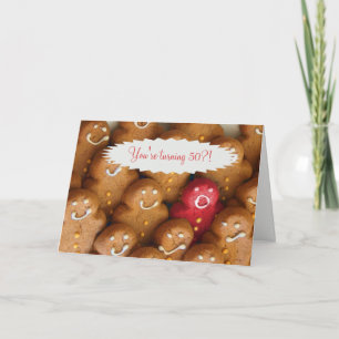 Cute and Funny 50th Birthday Card