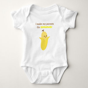 Cute and Funny Banana, For Babies Baby Bodysuit