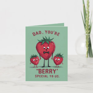 Cute and Funny Berry Special Father's Day  Card