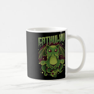 Cute And Funny Cathulhu Kawaii Cat Cthulhu Coffee Mug