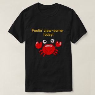 Cute and Funny Crab Design for Ocean Lovers T-Shirt