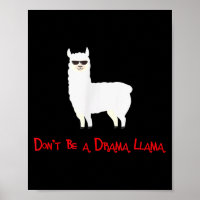 Cute And Funny Don't Be A Drama Llama