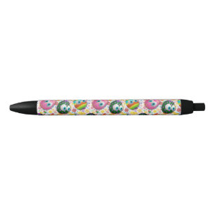 Cute and Funny Easter Eggs Cartoon Black Ink Pen