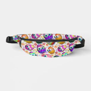 Cute and Funny Easter Eggs Cartoon Fanny Pack