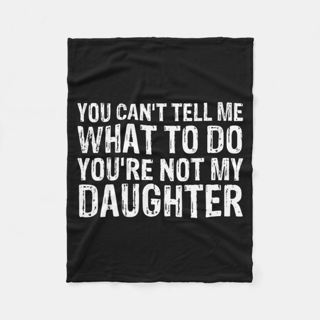 Cute And Funny Father Quote Cool Dad Design For Fa Fleece Blanket (Front)