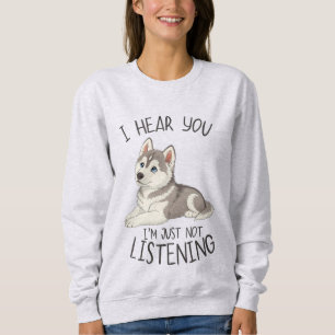 Cute and Funny Husky Sweatshirt