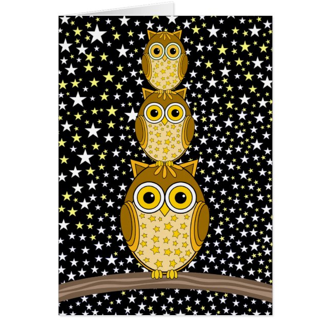 cute and funny owls (Front)