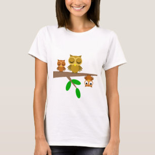 cute and funny owls T-Shirt