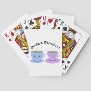 Cute and Funny Perfect Matcha Playing Cards