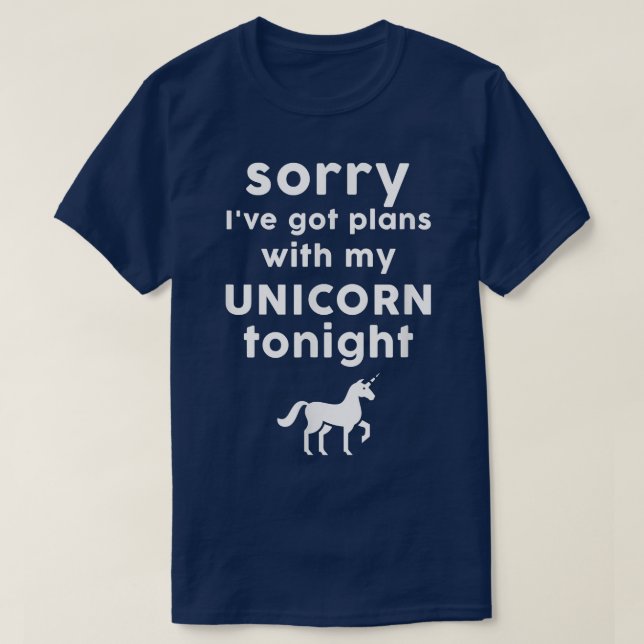 Cute and funny Unicorn T   Hilarious Tee  (Design Front)