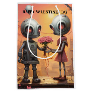 Cute and Funny Valentine's Day for Kids 4 Medium Gift Bag