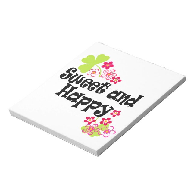 Cute and happy notepad (Rotated)