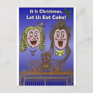Cute and Humorous Cartoon Christmas Postcard