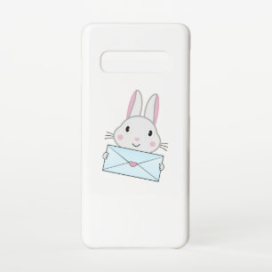 Cute and lovely Bunny holding Love Letter Samsung Galaxy Case