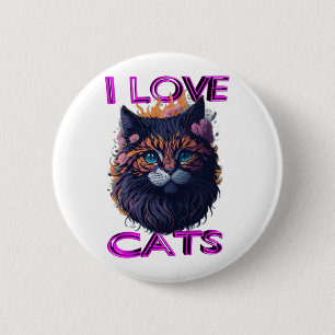 Cute and lovely cat s5 2 inch round button