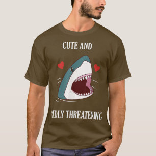 Cute and Mildly Threatening Shark Adults and Kids  T-Shirt