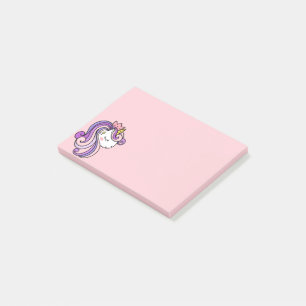 Cute and Modern Rainbow Unicorn Post-it Notes