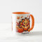 Cute and playful Thanksgiving turkey design mug