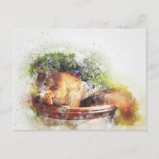 Cute and polite postcard