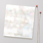 Cute and Pretty Subtle Bokeh Notepad<br><div class="desc">Chic and Elegant. This stylish card is perfect for professionals in the fashion, beauty, wedding and event planning industry. Design by Maura Reed.</div>