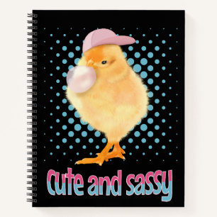 Cute and Sassy Baby Chick Notebook