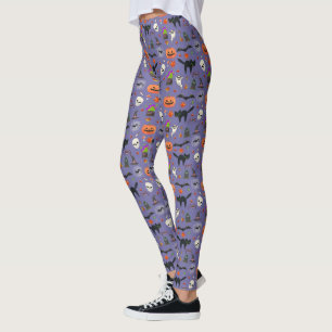 Cute And Spooky Halloween  Leggings