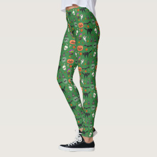 Cute And Spooky Halloween  Leggings