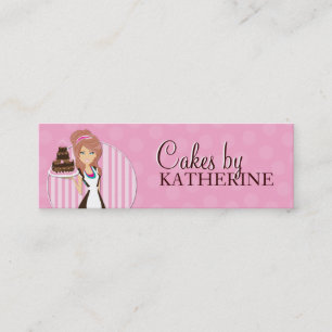 Cute and Sweet Bakery Packaging Labels Mini Business Card