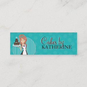 Cute and Sweet Bakery Packaging Labels Mini Business Card