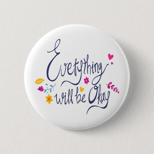 Cute and Touching Sayings from Kids Graphic Design 2 Inch Round Button (Front)