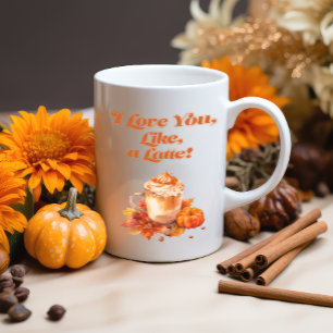 Cute and Trendy "I Love You, Like, a Latte!" Magic Mug