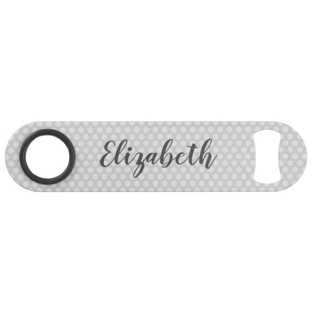 Cute and Trendy Polka dots Bar Key (Front (Horizontal))