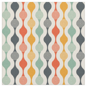 Cute and Trendy Vintage Abstract Fabric