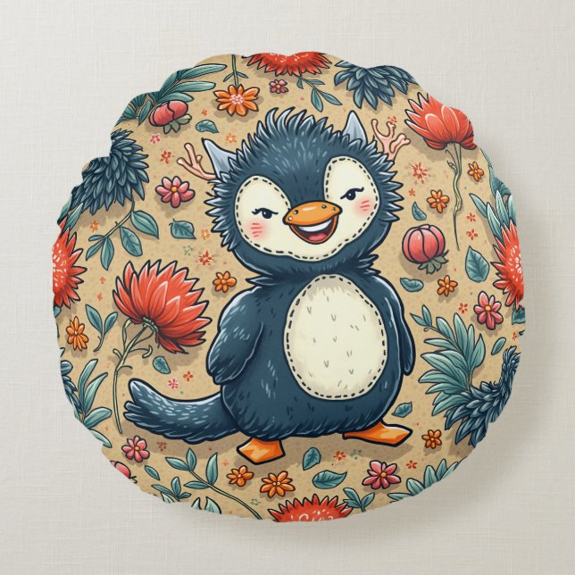 cute and unique cusion round pillow (Front)