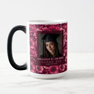 Cute Anemones Floral Gift For Graduate Magic Mug