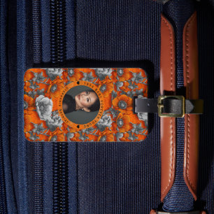 Cute Anemones Happy Birthday Personalized Luggage Tag